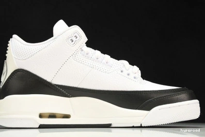 Hyperoad WHITE FRAGMENT JORDAN BLACK AIR 3 0828